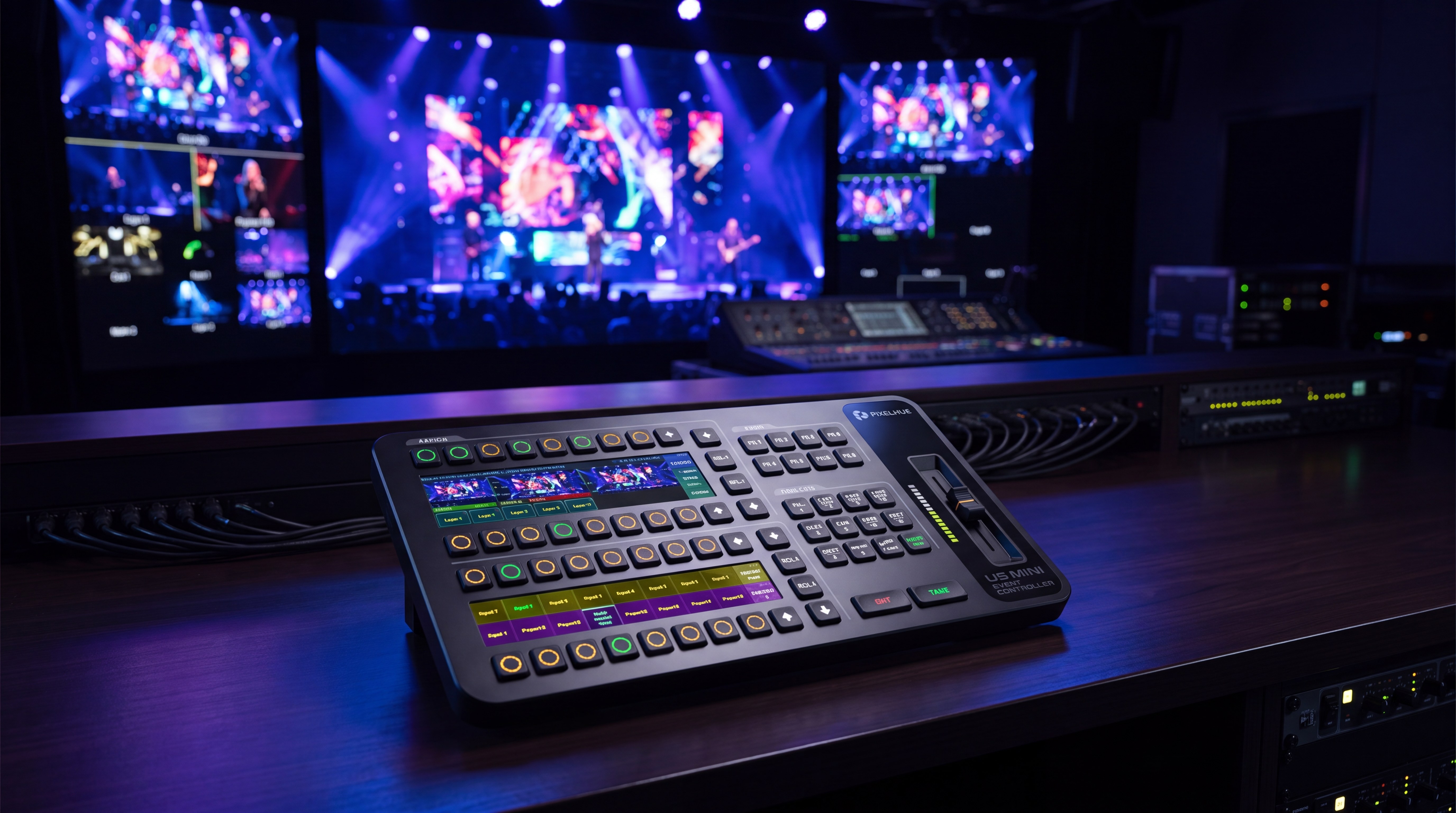 PIXELHUE U5MINI en entorno de producción en vivo