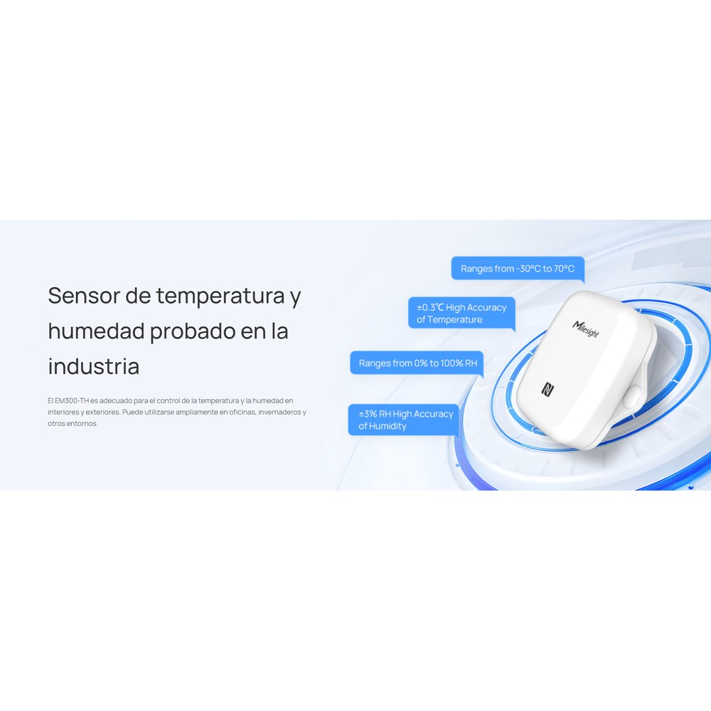 Sensor IoT EM300TH915M vista 2