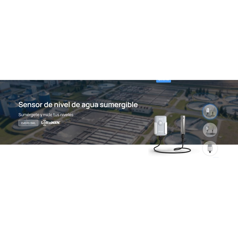 Sensor Sumergible de Nivel de Agua