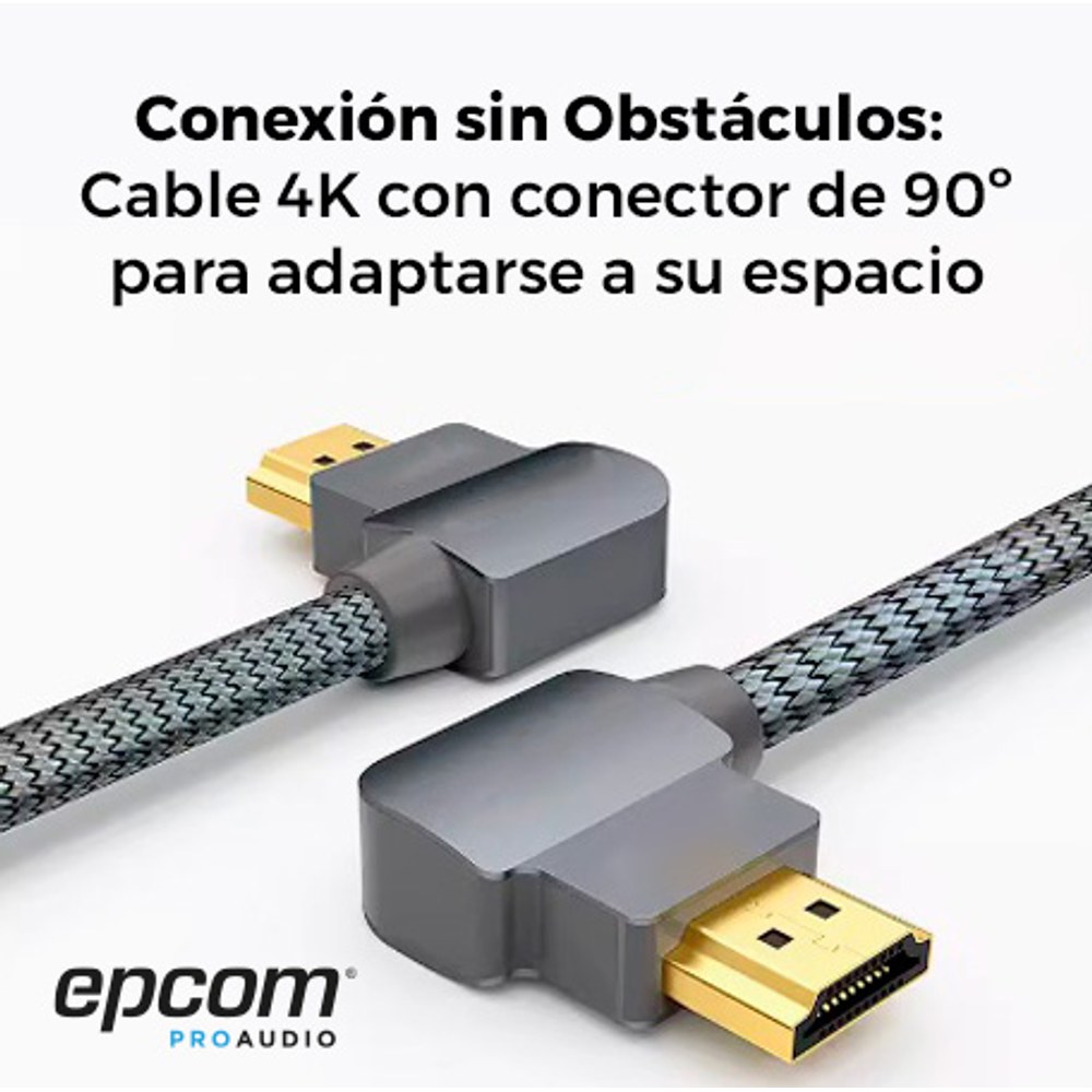 Cable HDMI 90º