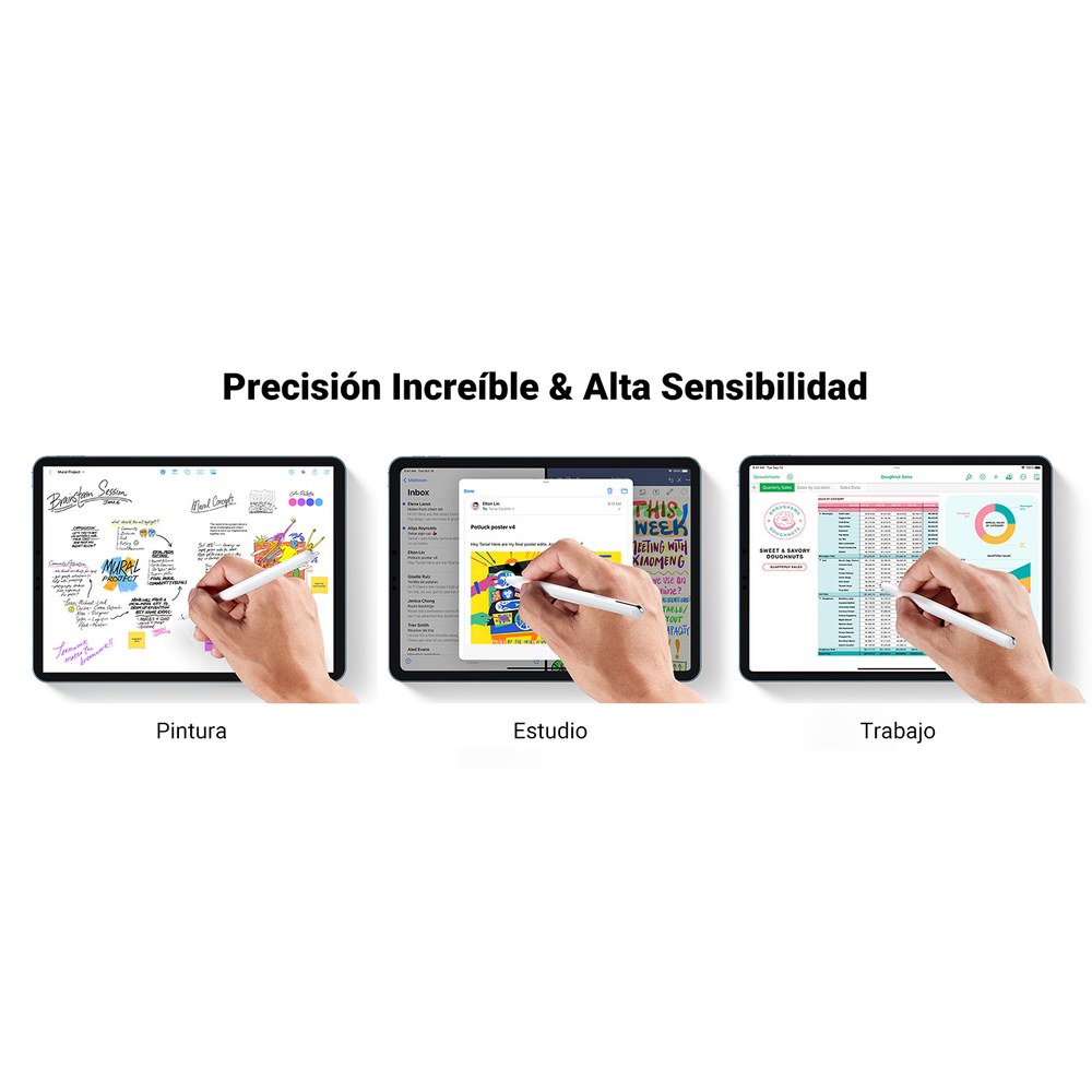 Sensibilidad a la inclinación y punta fina