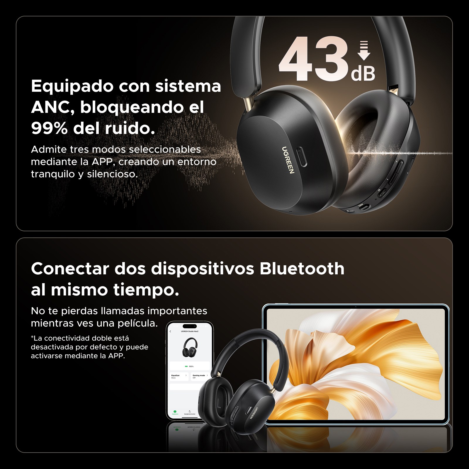 Autonomía 75 Horas y Tecnología LDAC