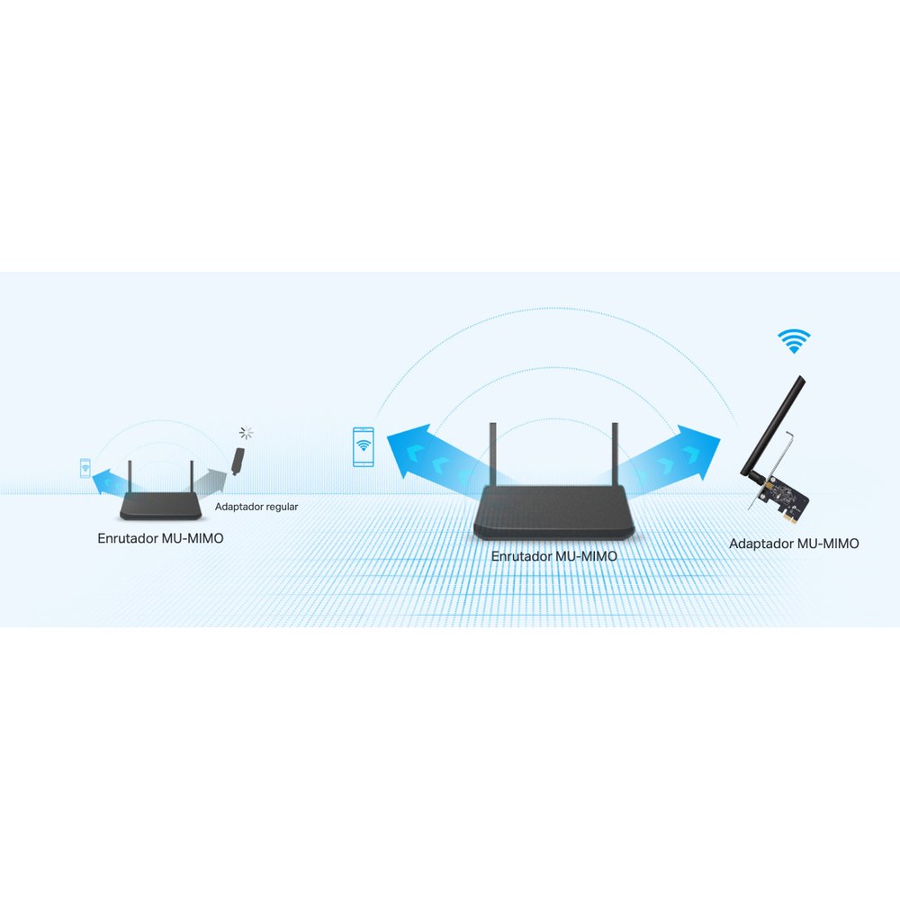 Adaptador PCI inalámbrico TP-LINK ARCHERT2E - MU-MIMO