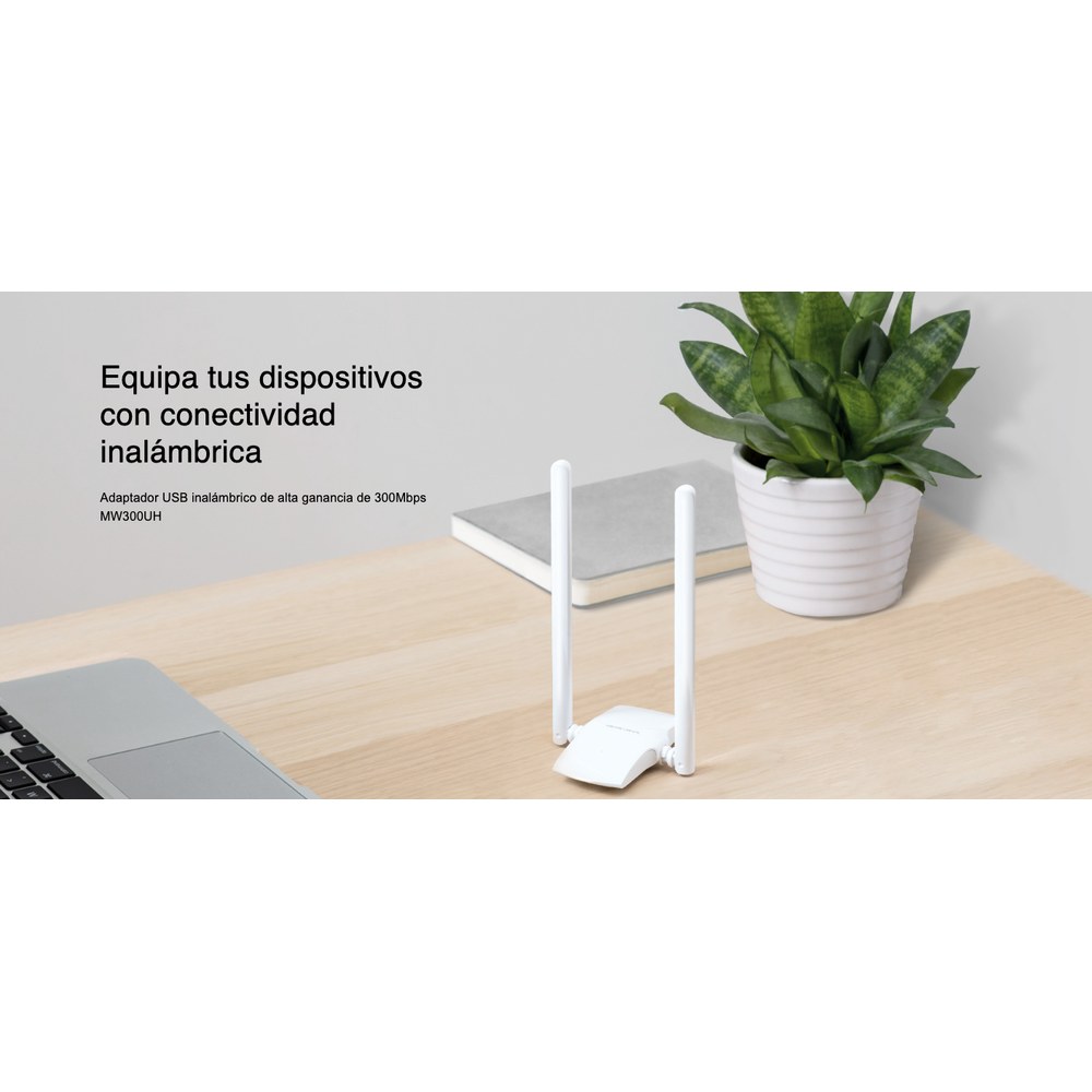 Adaptador Inalámbrico MW300UH