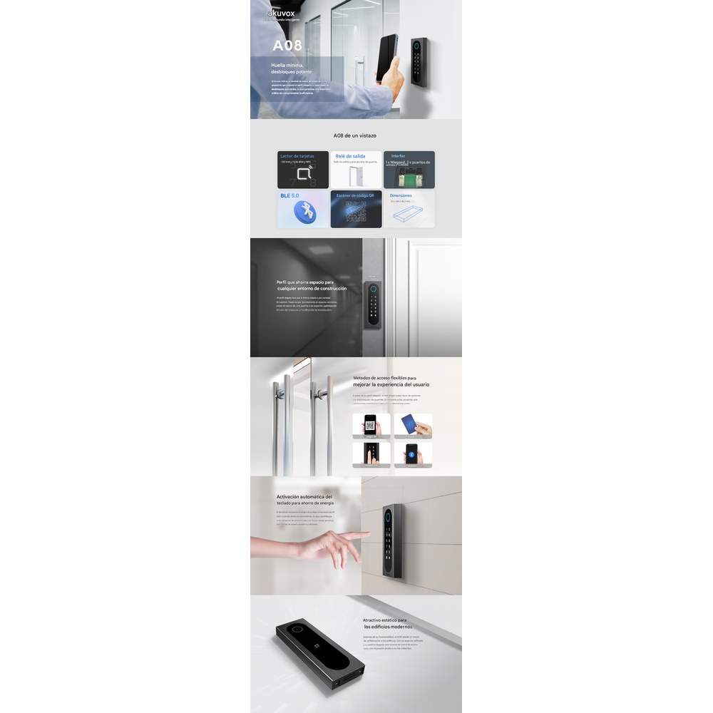 Control de Acceso Akuvox A08S