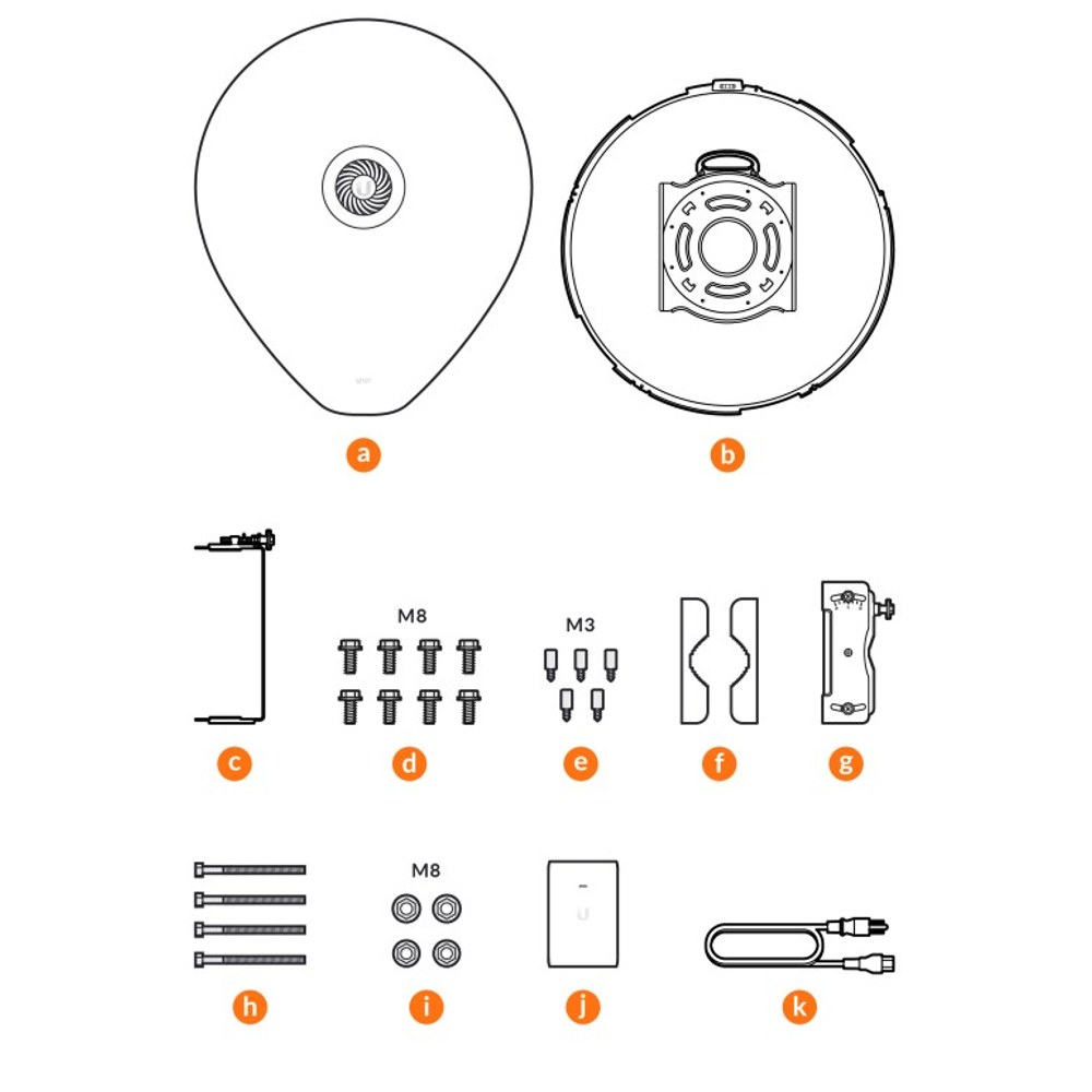 Contenido del paquete AF60XR