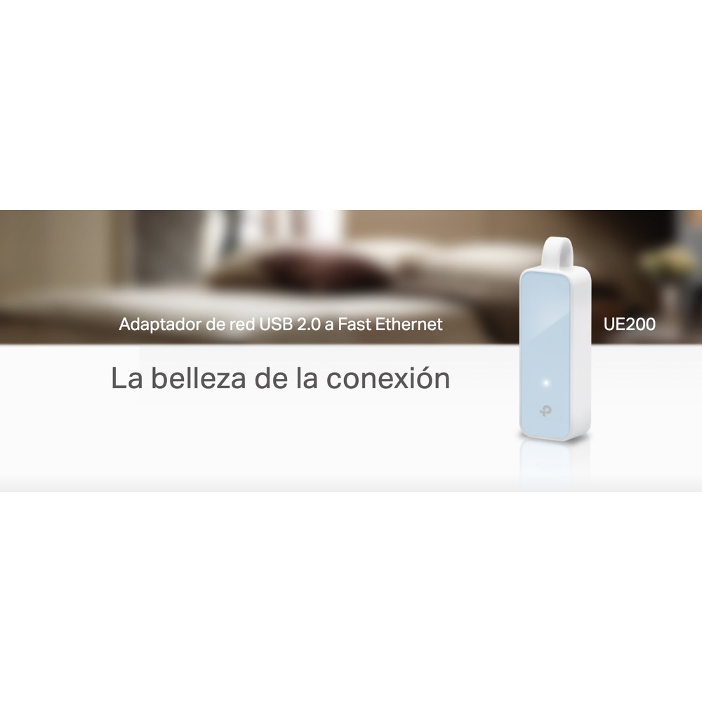 Adaptador de red Ethernet USB 2.0 a RJ45 100Mbps