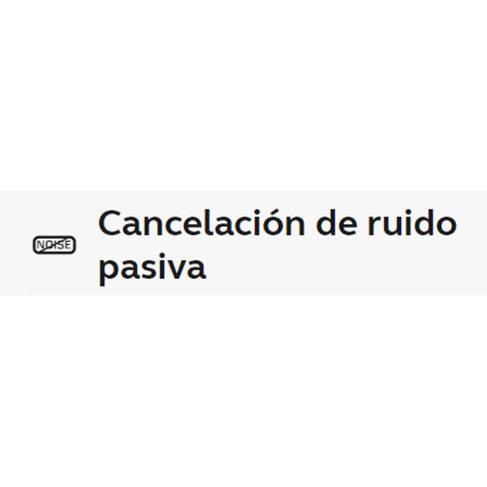 Cancelación pasiva de ruido