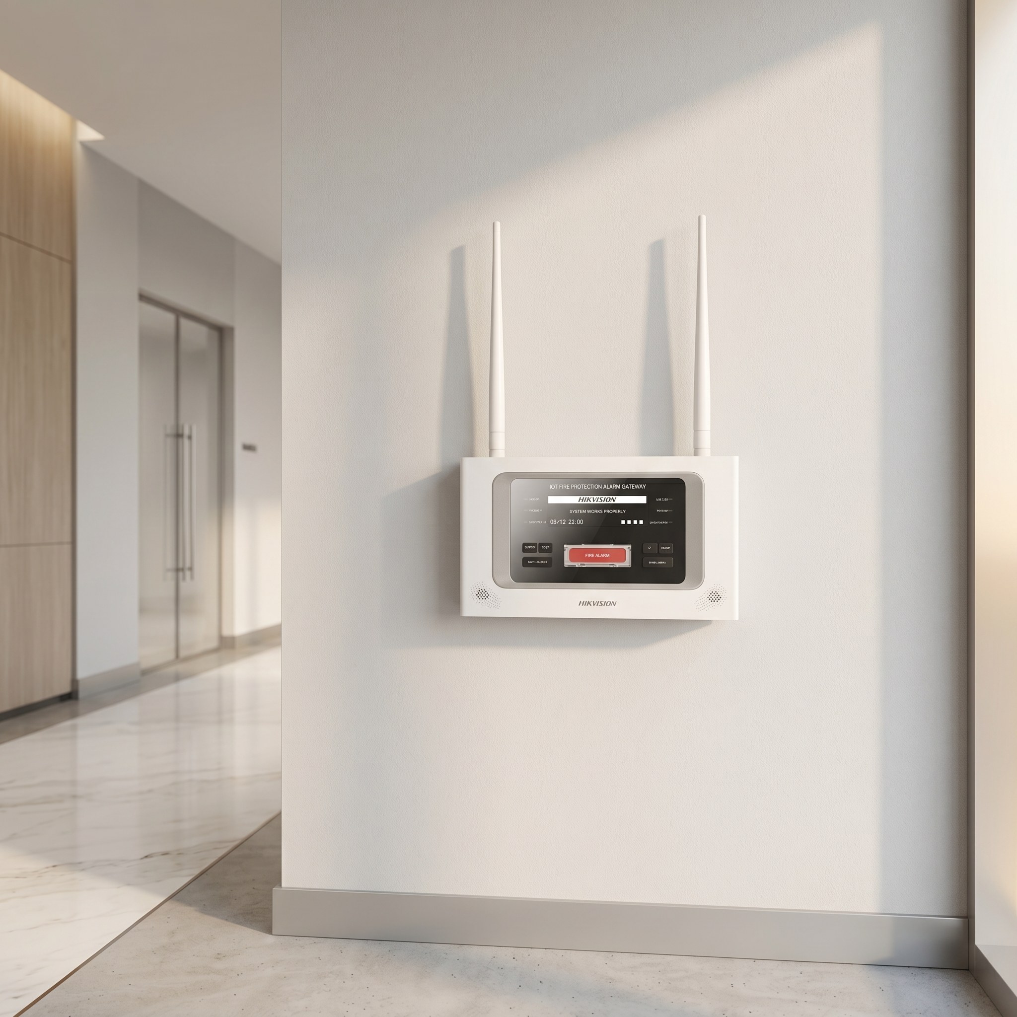 NP-FTG200 instalado en pared