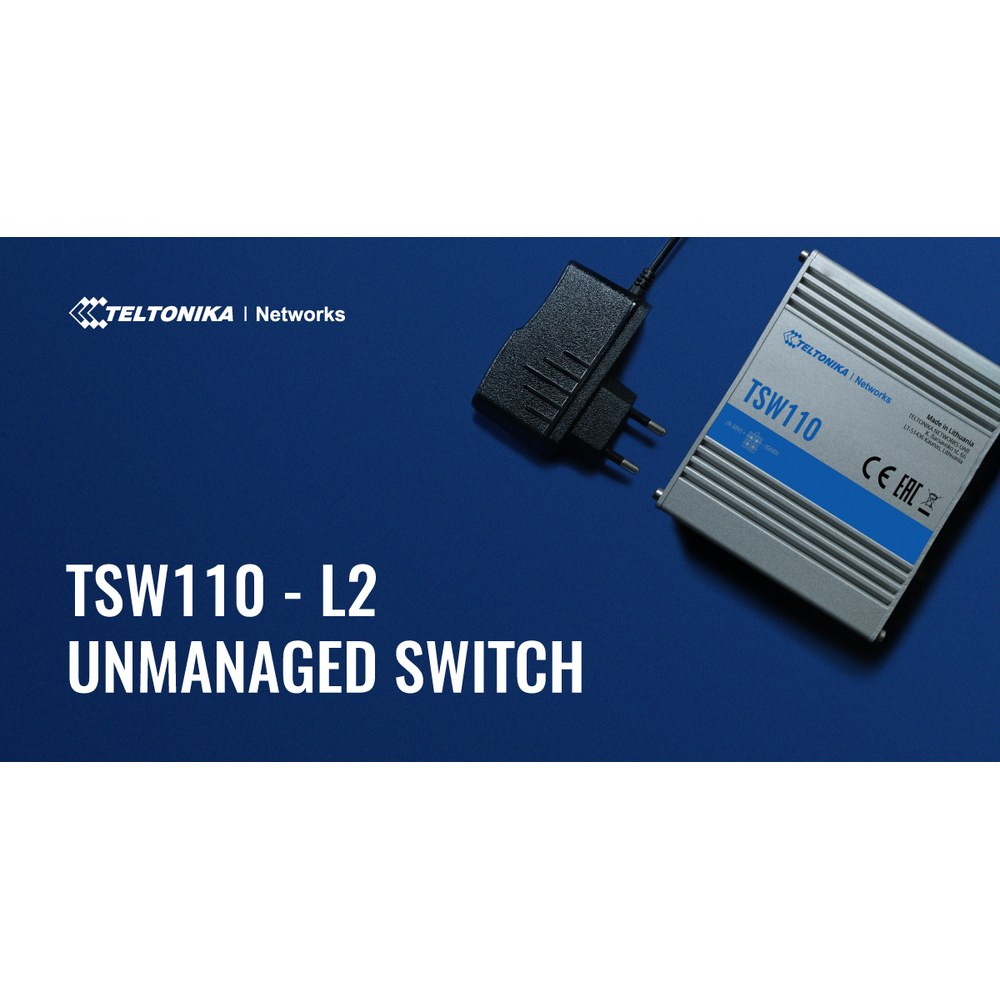 Switch Industrial No-Administrable 5 puertos Gigabit