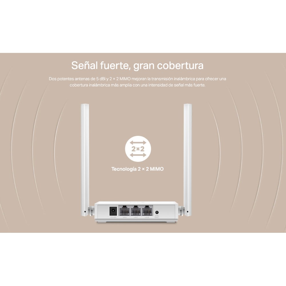 Router TP-LINK TLWR820N vista 4