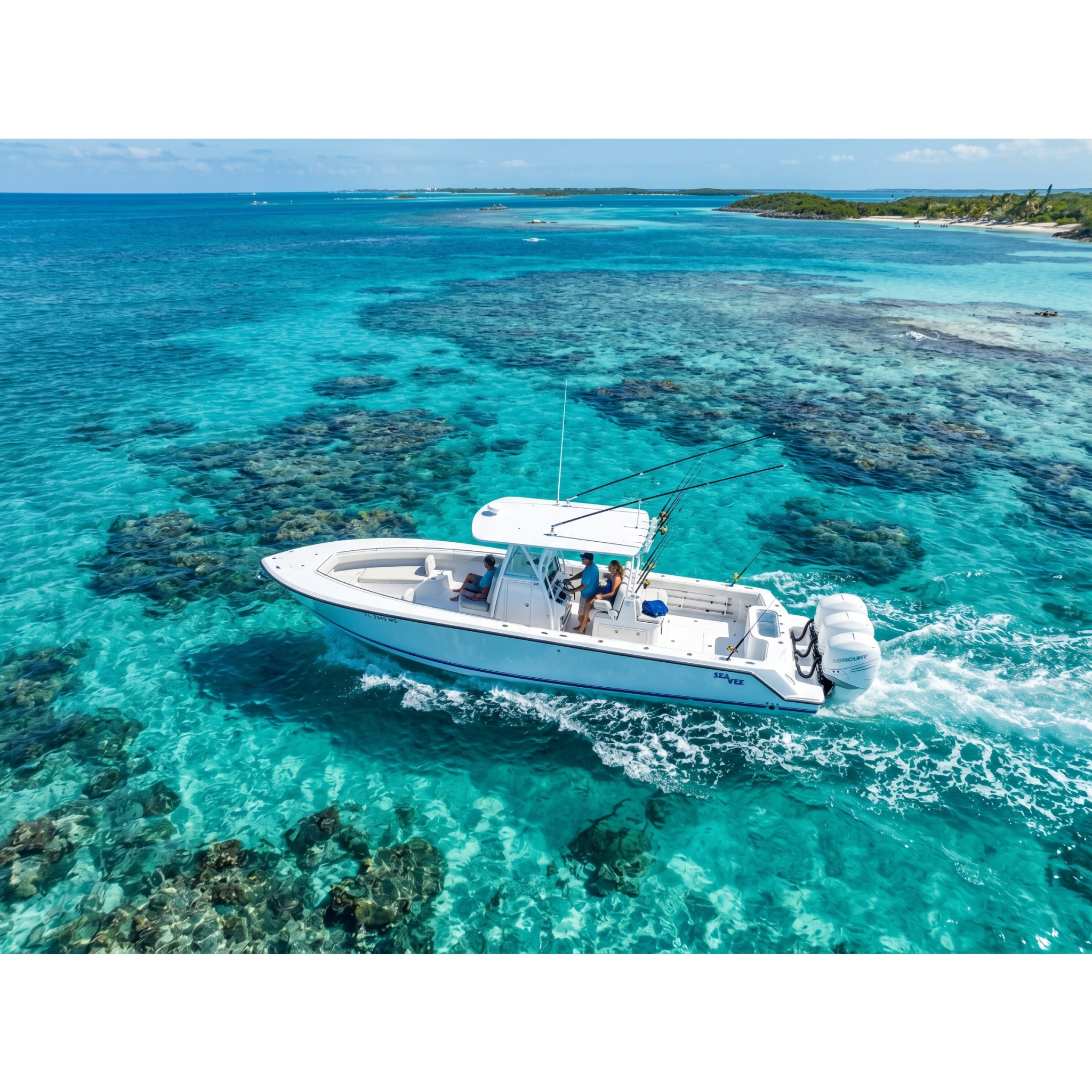 Sport fishing con radar ICOM