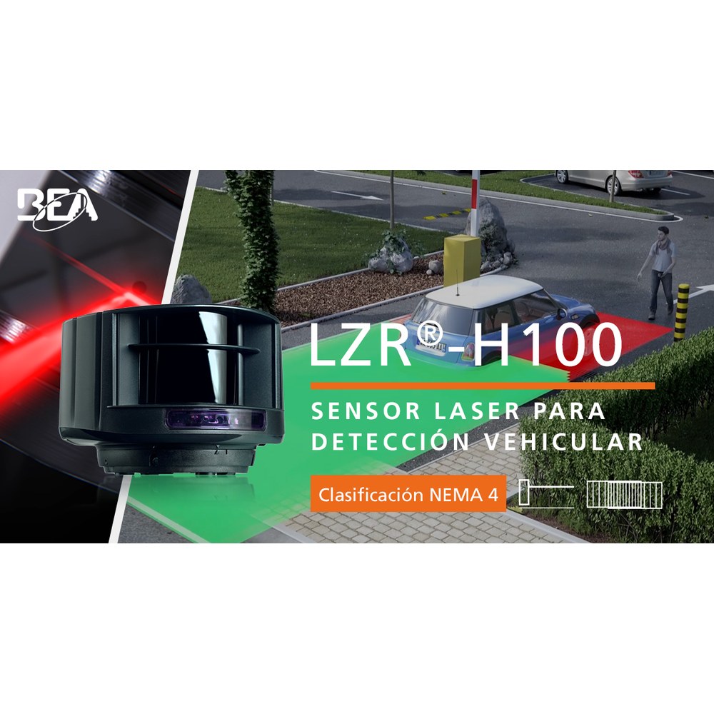 Banner informativo del sensor LZR-H100