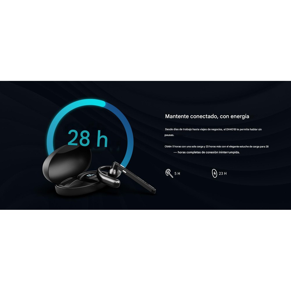 Diadema con conexión Multipoint a PC y teléfono