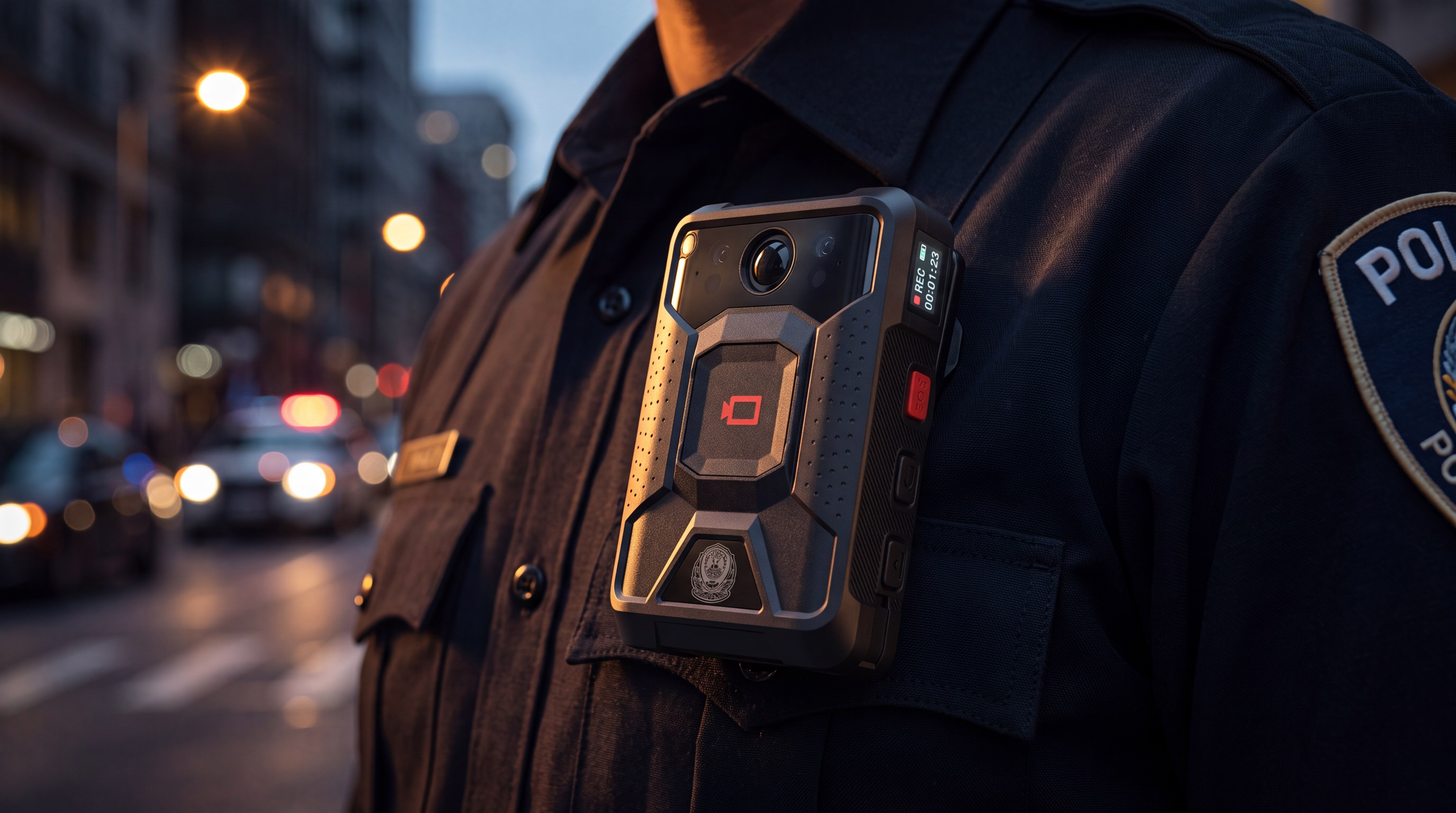 DS-MCW417 Body Camera en uso
