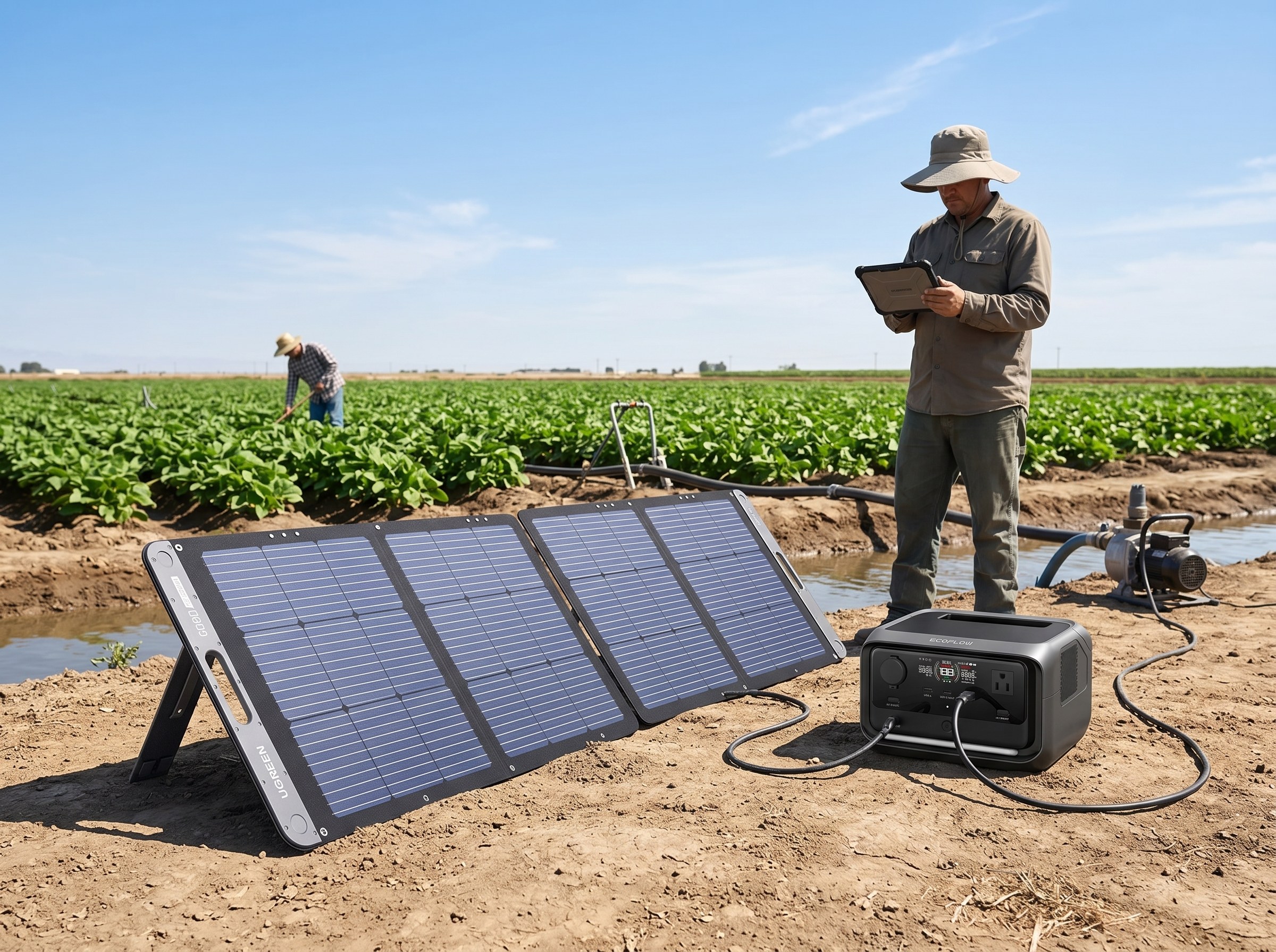 Panel Solar Portátil UGREEN 200W