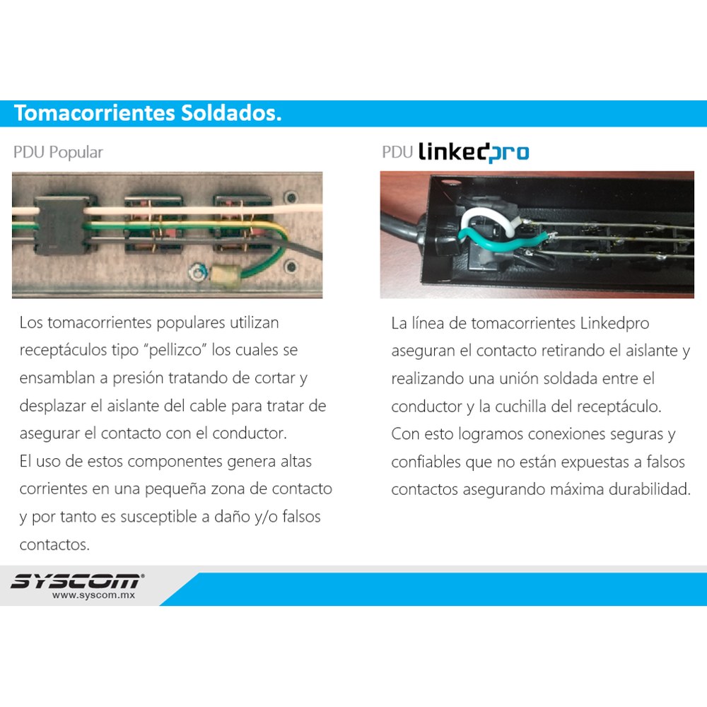 Comparación PDU