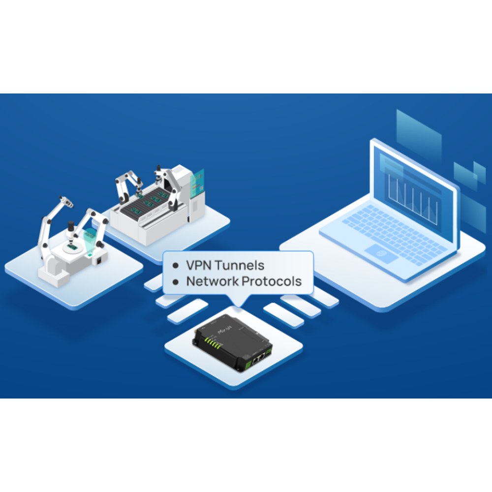 Túnel VPN abierto y varios protocolos