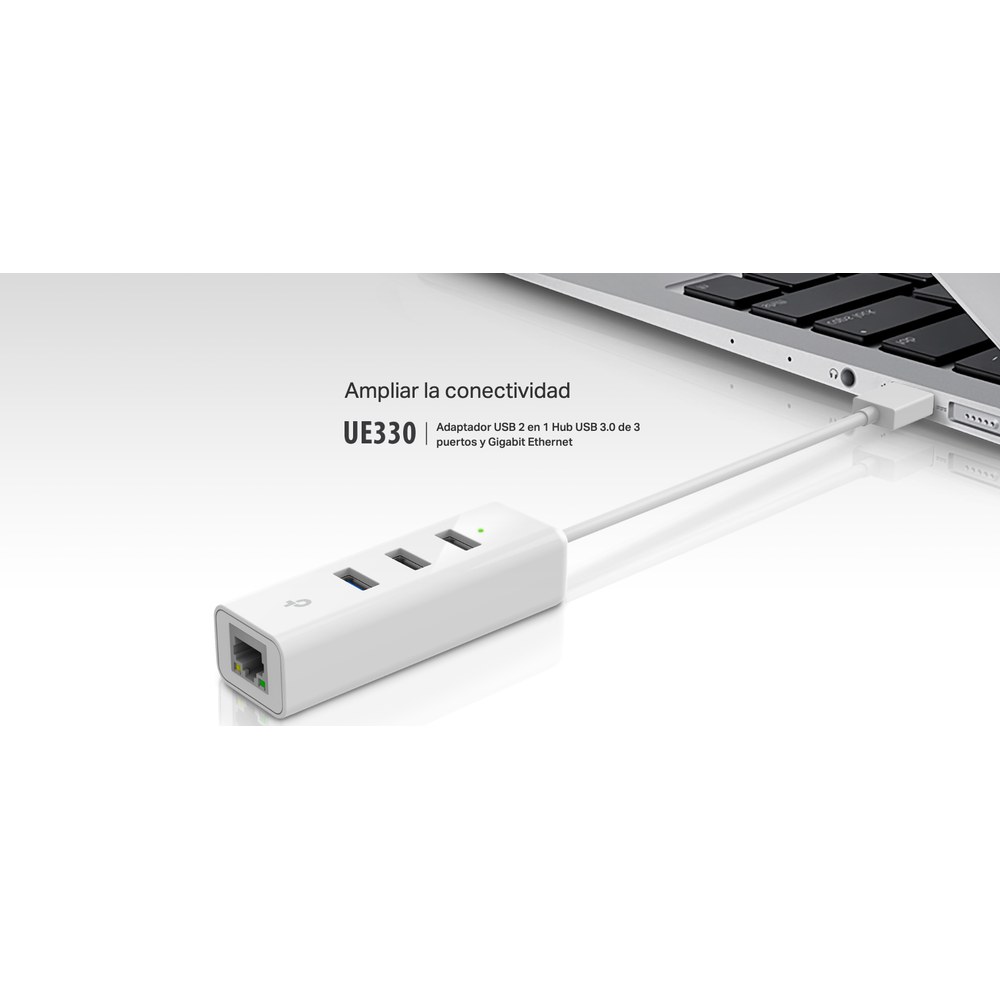 Adaptador de red Ethernet USB 3.0 a RJ45 10/100/1000Mbps