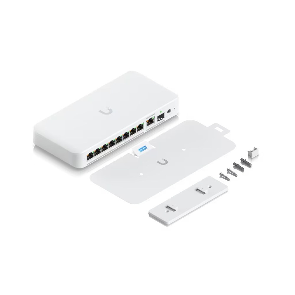 Contenido del paquete USW-Flex-2.5G-8-PoE