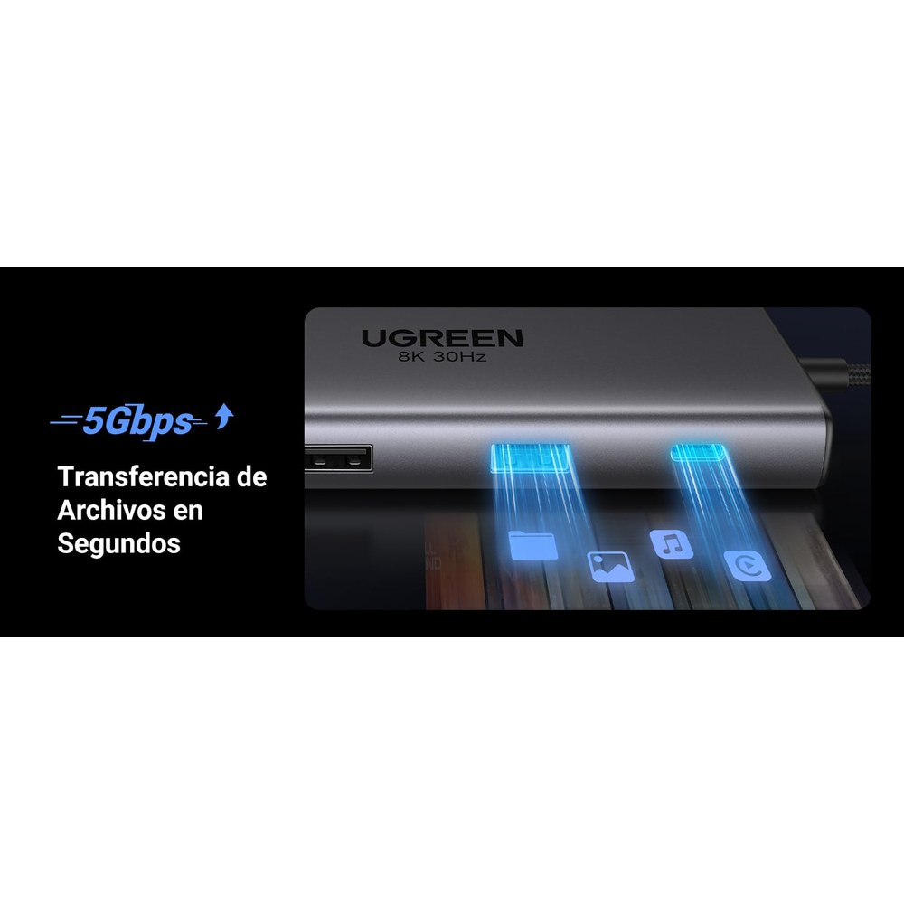 Salida HDMI Dual 4K@60Hz y 8K@30Hz