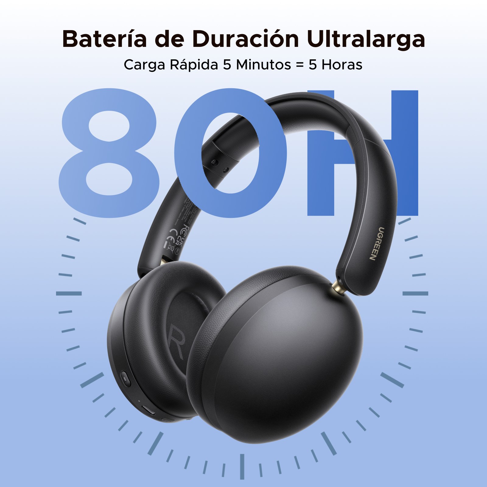 Autonomía 80 Horas y Latencia 0.06s
