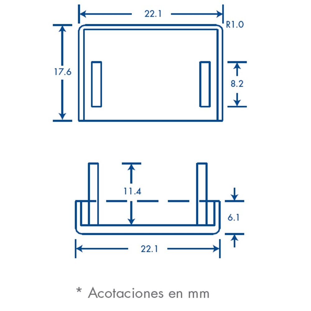 Dimensiones TMK1720F