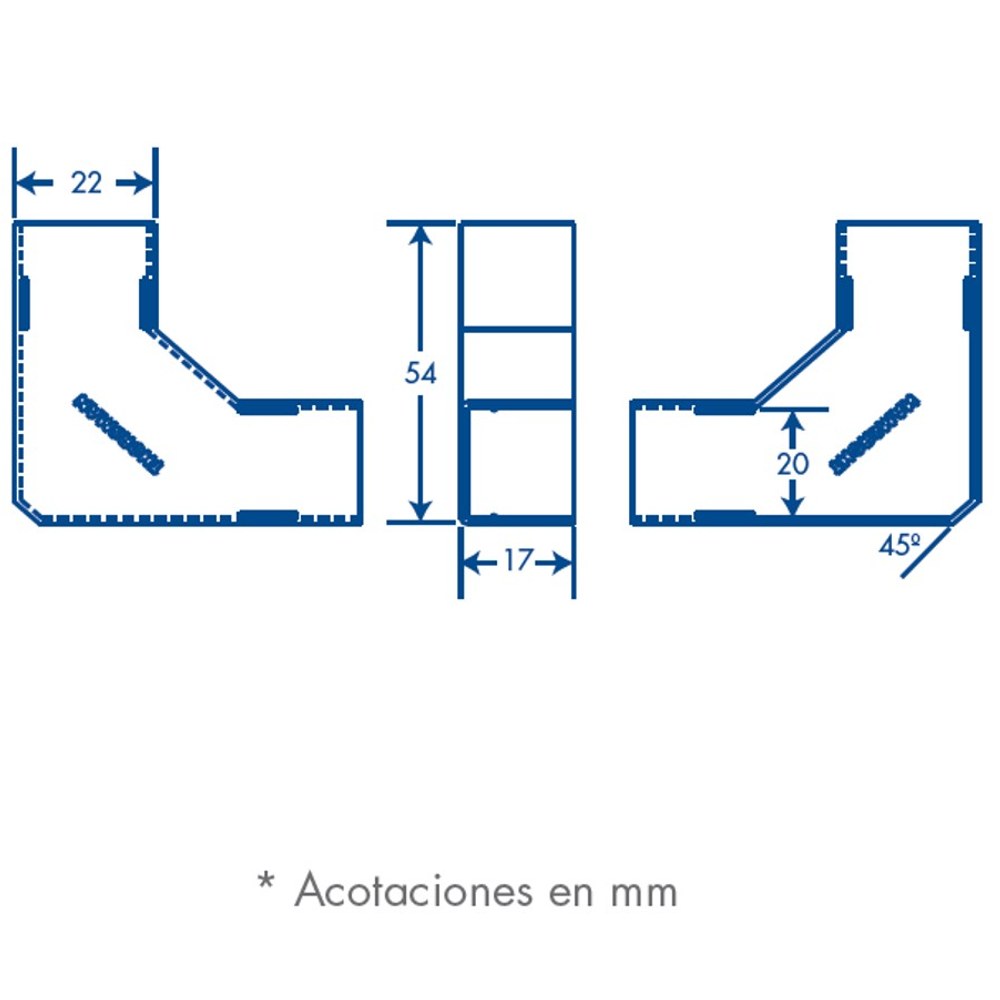 Dimensiones TMK1720L