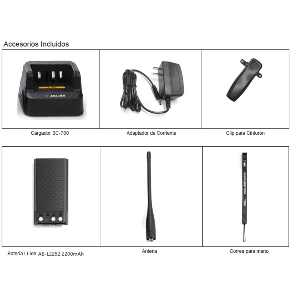 Accesorios del Radio A520T