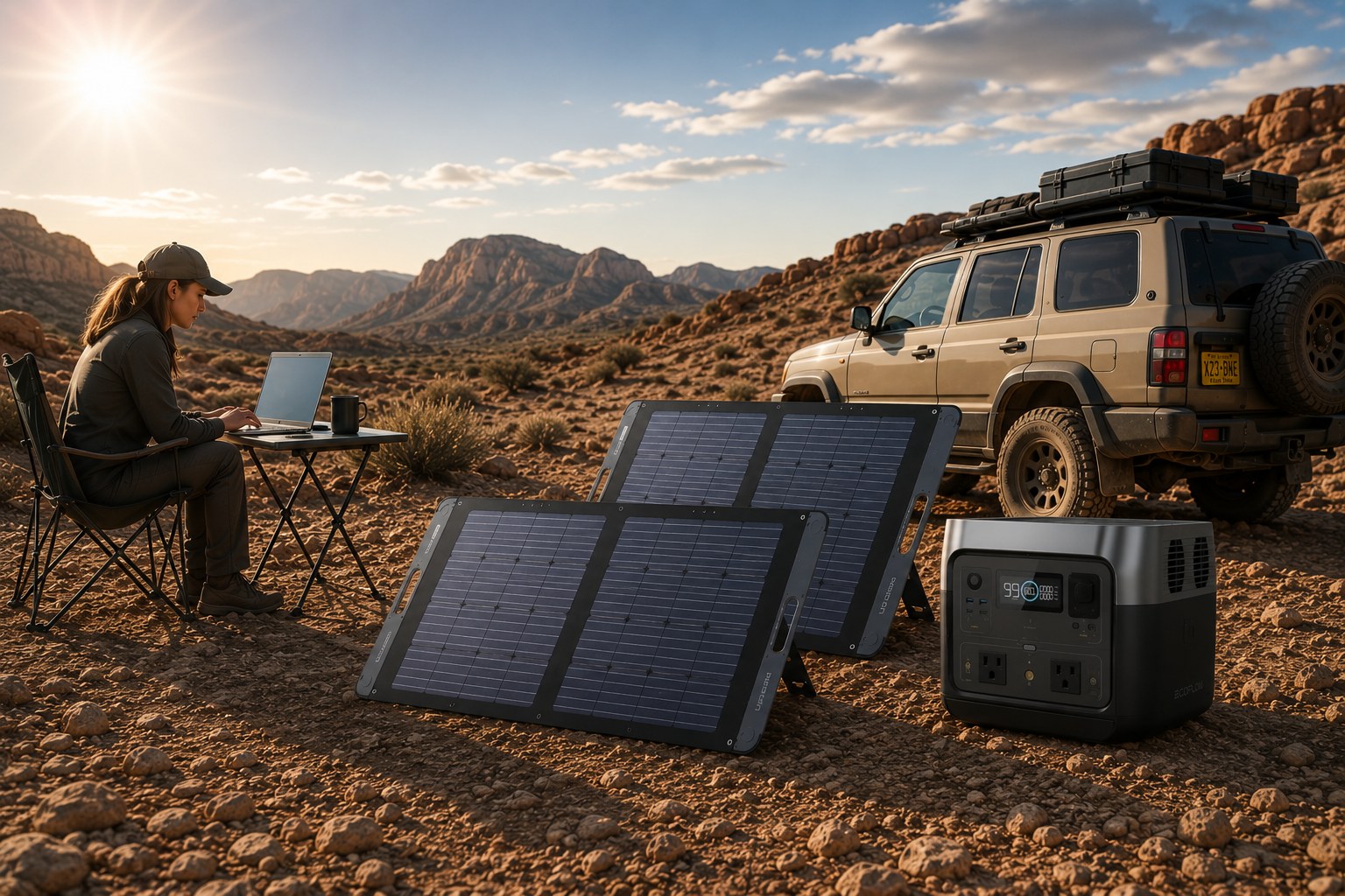 Panel Solar Portátil UGREEN 200W