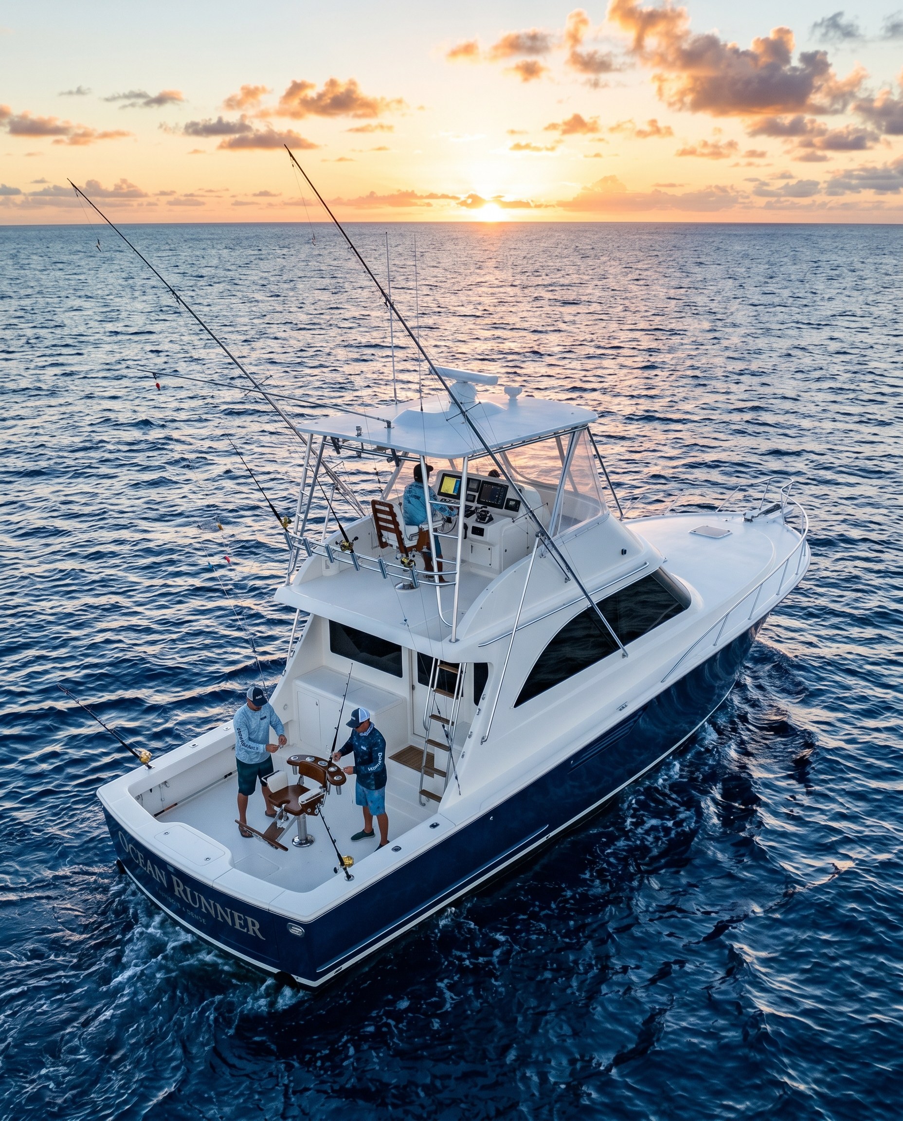 Lancha de pesca deportiva con IC-M220