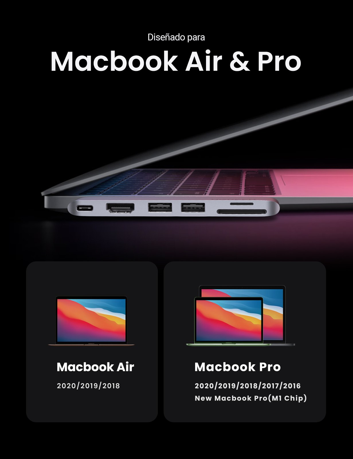 Compatibilidad Thunderbolt 3 con Audio 8 Canales