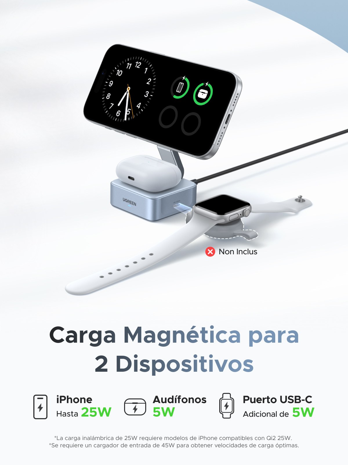 Certificación Qi2 y Carga Rápida de 25W