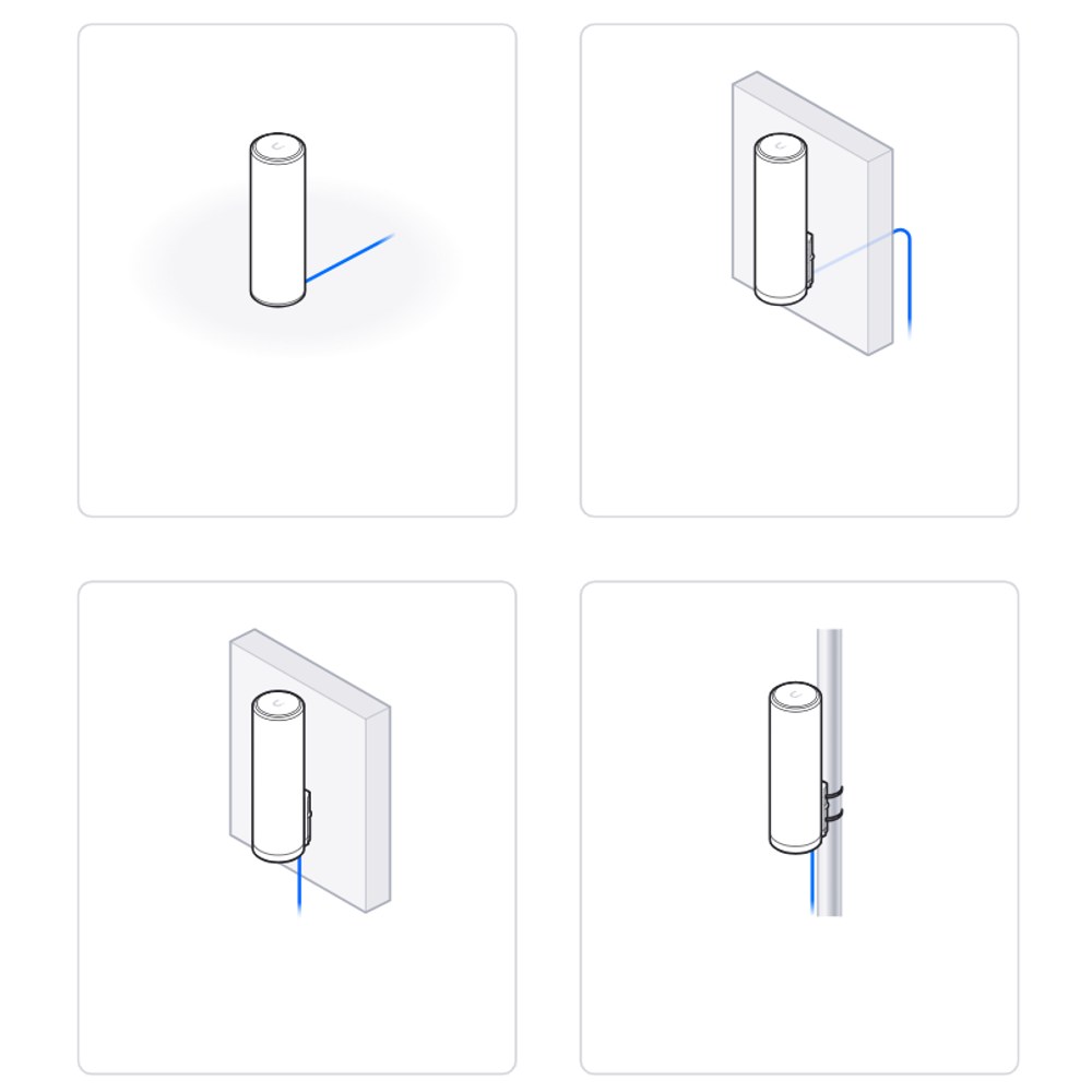 Opciones de montaje U6 Mesh