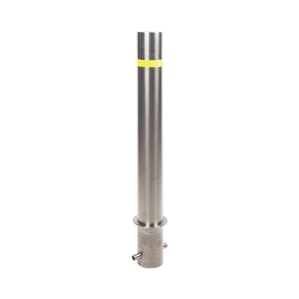 Bolardo fijo de acero inoxidable de 900 mm