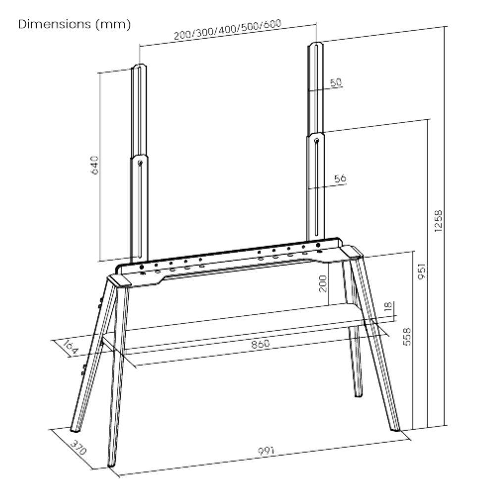 Dimensiones Easel Studio
