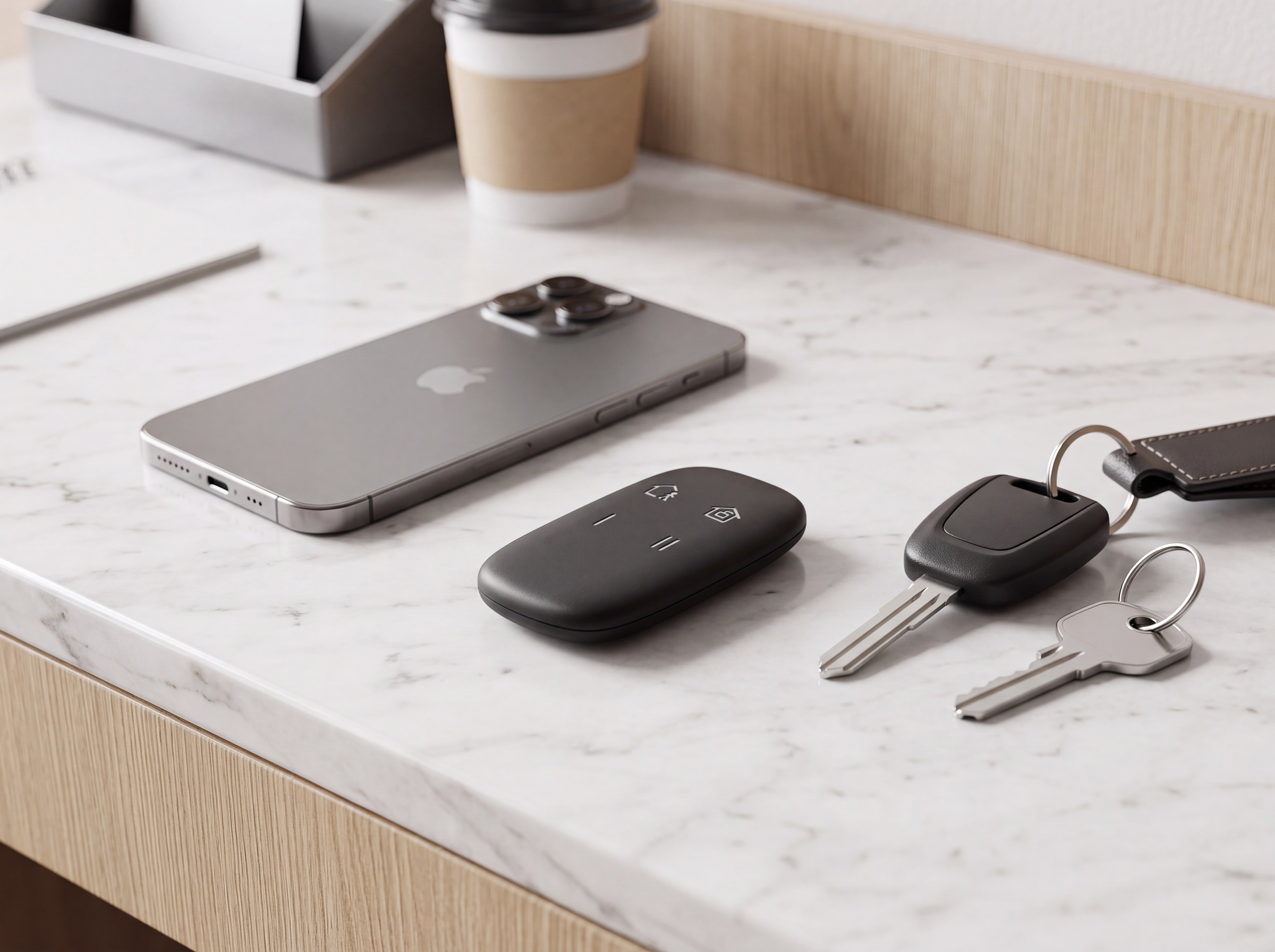 DS-PKF1-WB(B) Keyfob - Diseño compacto