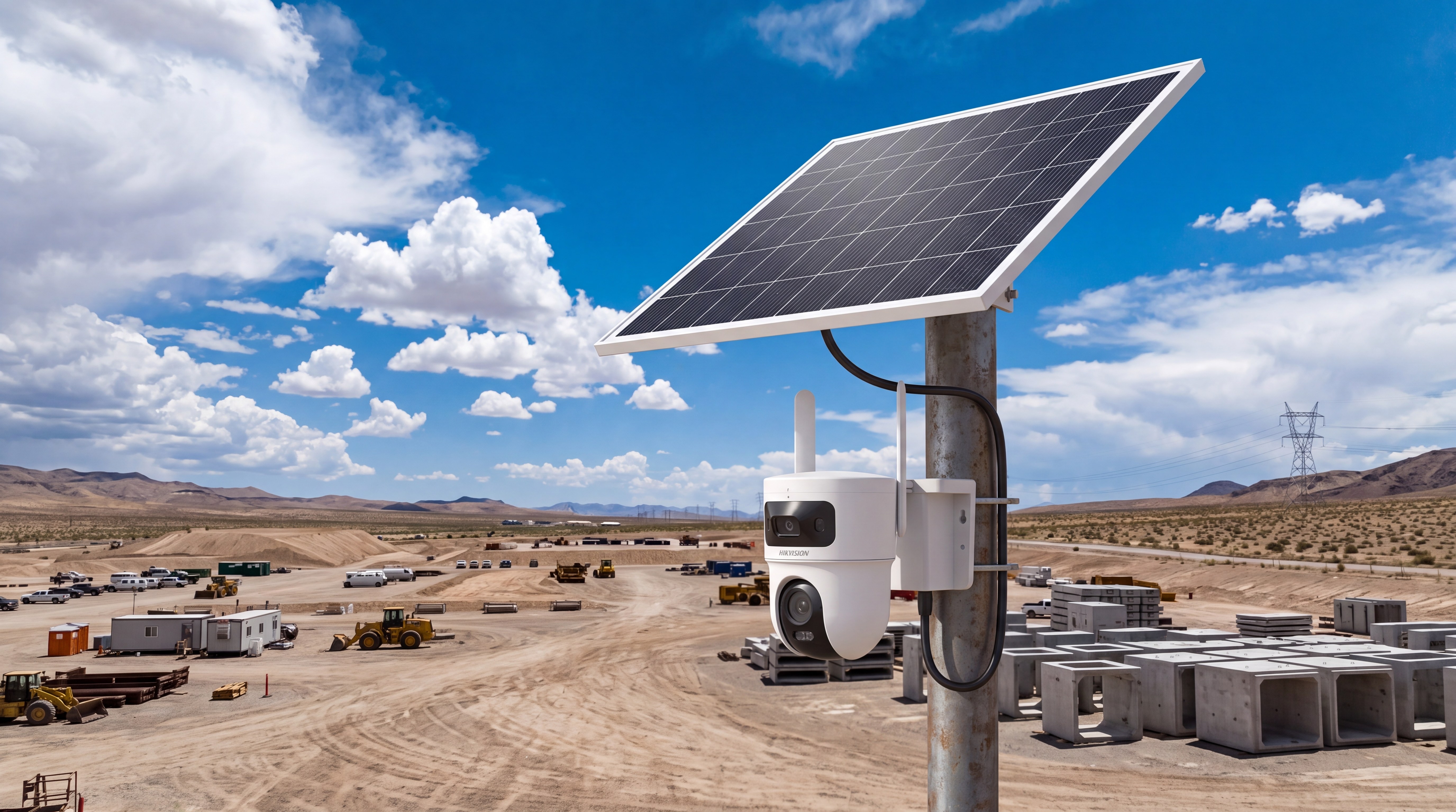 Kit Solar DS-2CFSP8-D/4G/LA