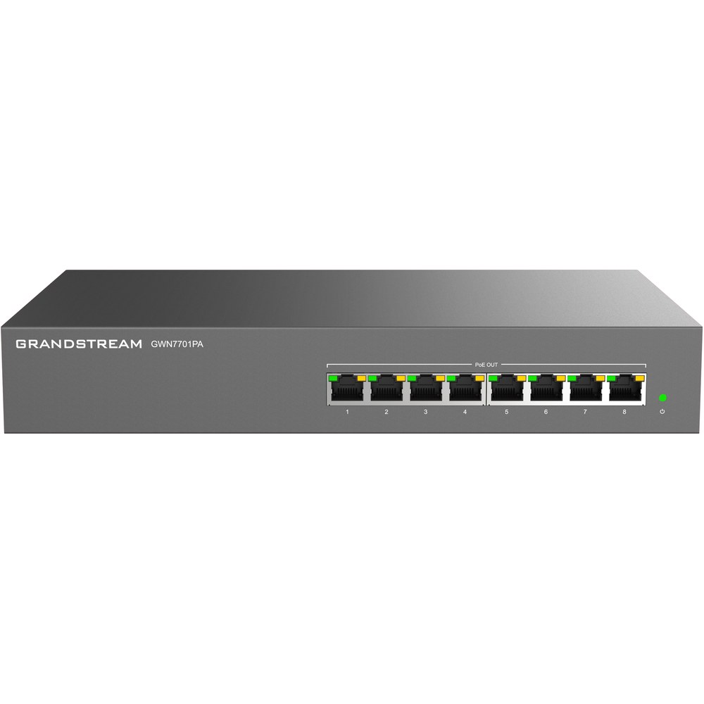 Switch PoE+ Gigabit No Administrable Grandstream GWN7701PA