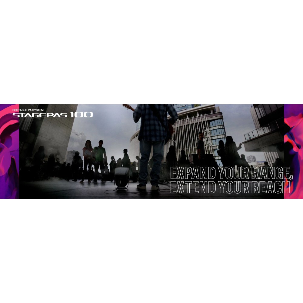 Banner Yamaha STAGEPAS 100